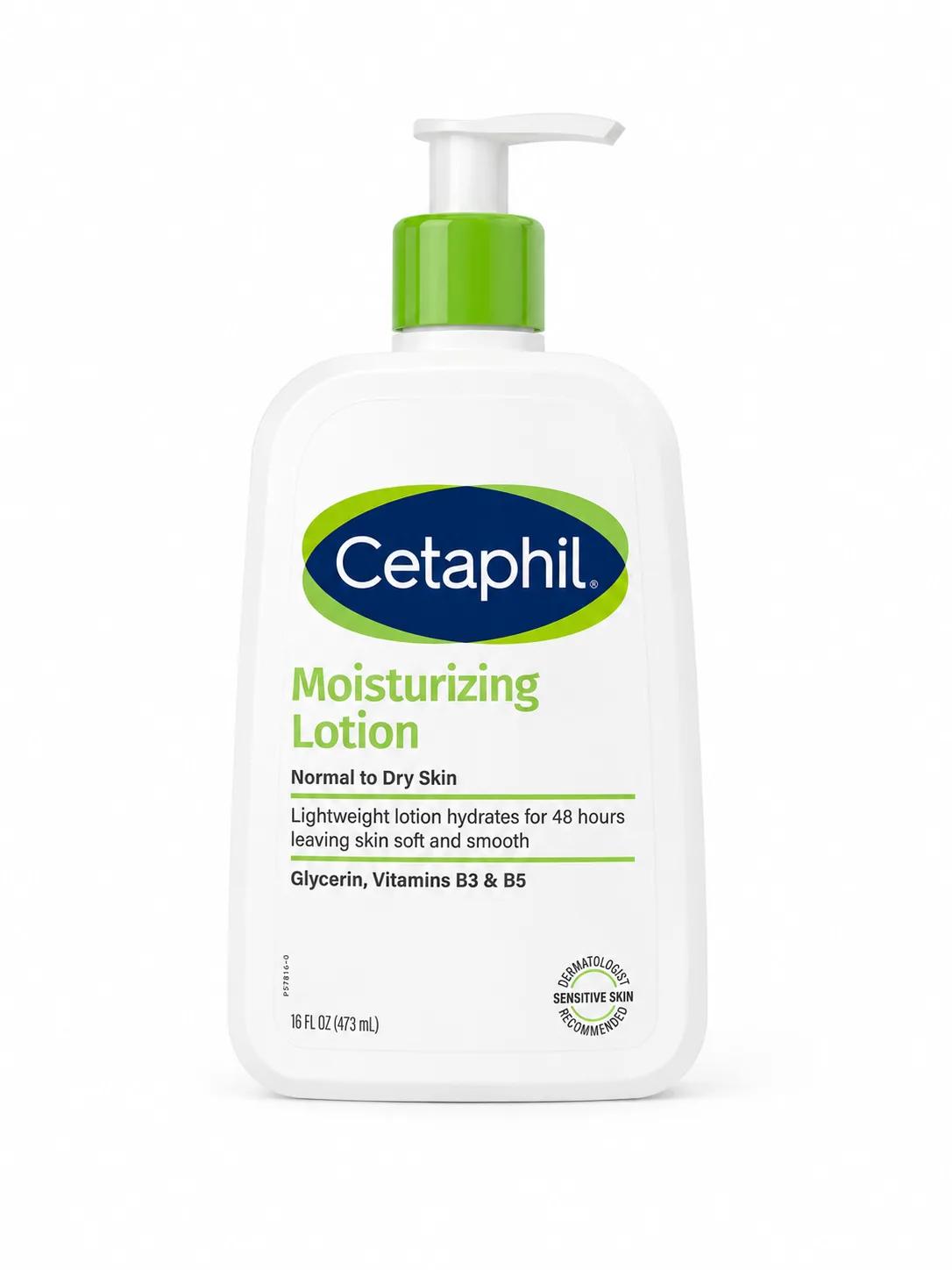 Loción hidratante Cetaphil (473 ml) para piel normal a seca