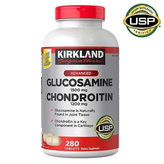 Glucosamina Condroitina Kirkland (280 tabletas) Salud articulación