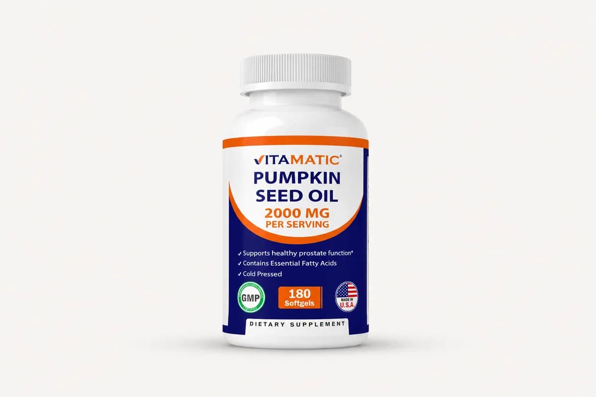Aceite De Semilla De Calabaza Vitamatic 2000mg