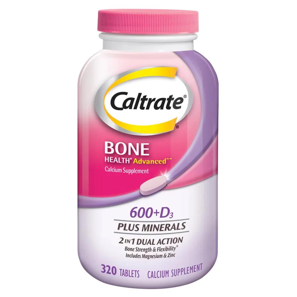 Calcio con Vitamina D3 Caltrate 600+D3 (320 tabletas)